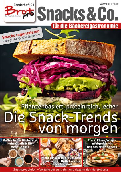 BROTpro – Snacks & Co. für die Bäckereigastronomie